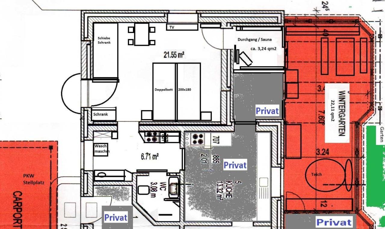 Kommod Stuv - Fewo Fuer 2 Personen Mit Wintergarten Und Sauna Langstedt المظهر الخارجي الصورة